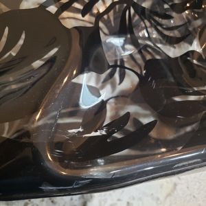 Michael kors clear tropical tote